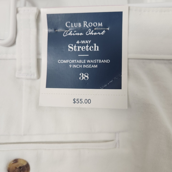Mens Club Room Chino Shorts size 38 - Picture 2 of 5